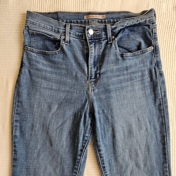Levis 724 High Rise Straight Raw Hem Jeans Denim Skater Streetwear Women Size 30 - Picture 4 of 11